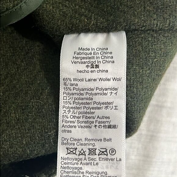 J. Crew Trench coat in double-faced Italian wool $368 Size XS - Picture 13 of 14